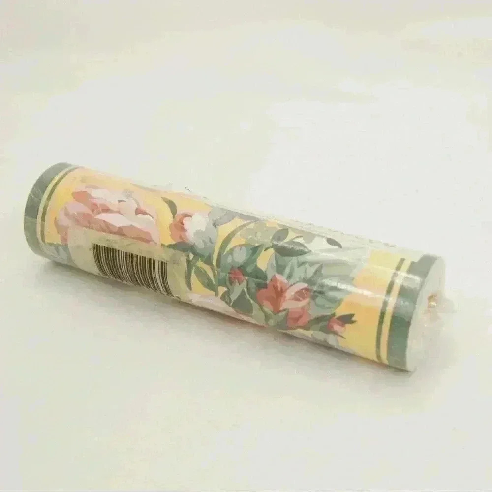 Vintage Deadstock NWT  Rosedale Wallcoverings Floral Rose Vinyl Wall Border